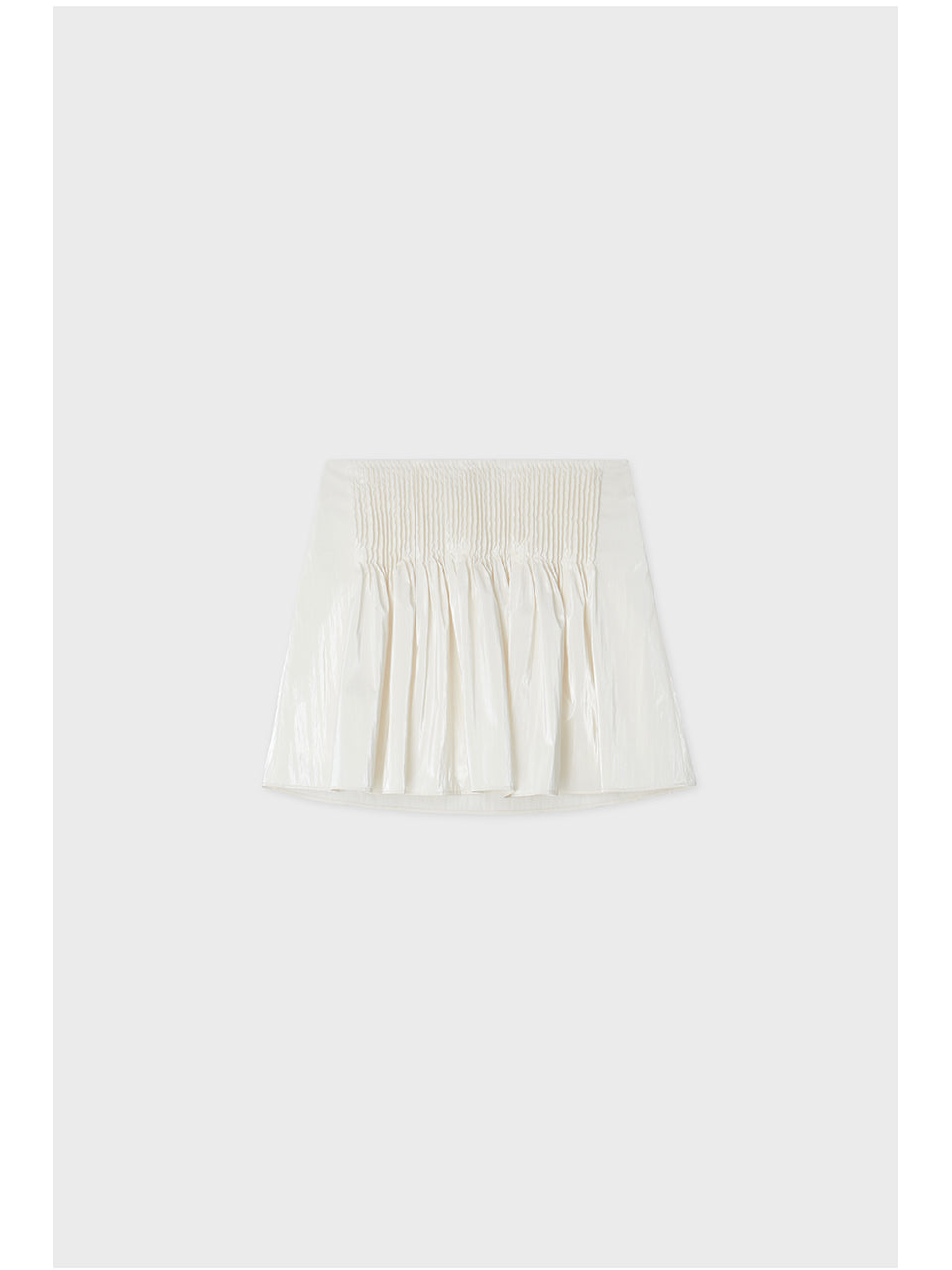 [ARIK. Arik] [24SS] DIPHDA pin tuck skirt Ivory