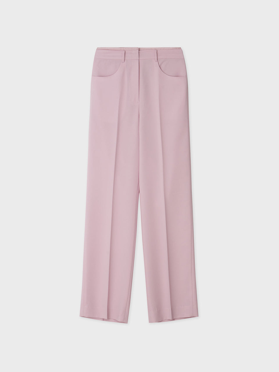 [ARIK.] [24SS] MIRACH layered straight pants Orchid Pink