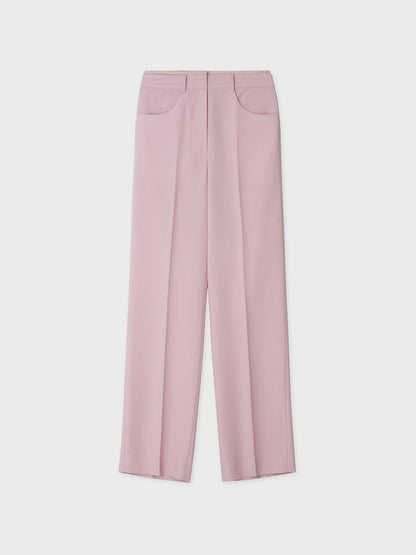 [ARIK.] [24SS] MIRACH layered straight pants Orchid Pink