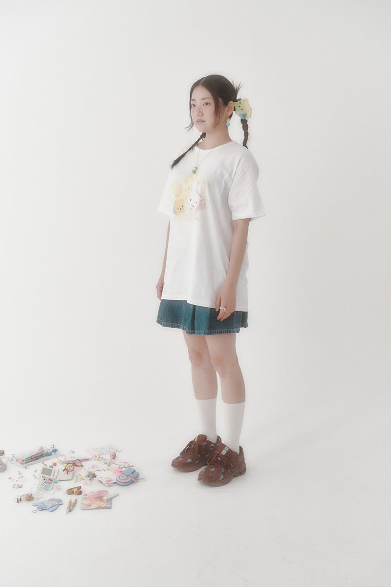 [X YOUNGART] Star KIDDY&amp;JINI Beaded T-Shirt