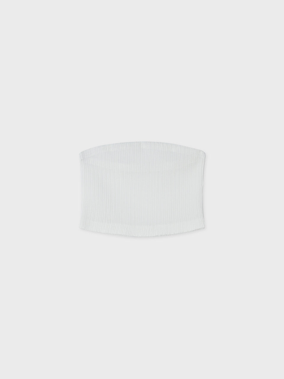 [ARIK.] [24SS] MATAR pleats tube top White