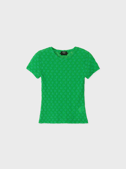 [ARIK.] [24SS] ALRESCHA floral top Green