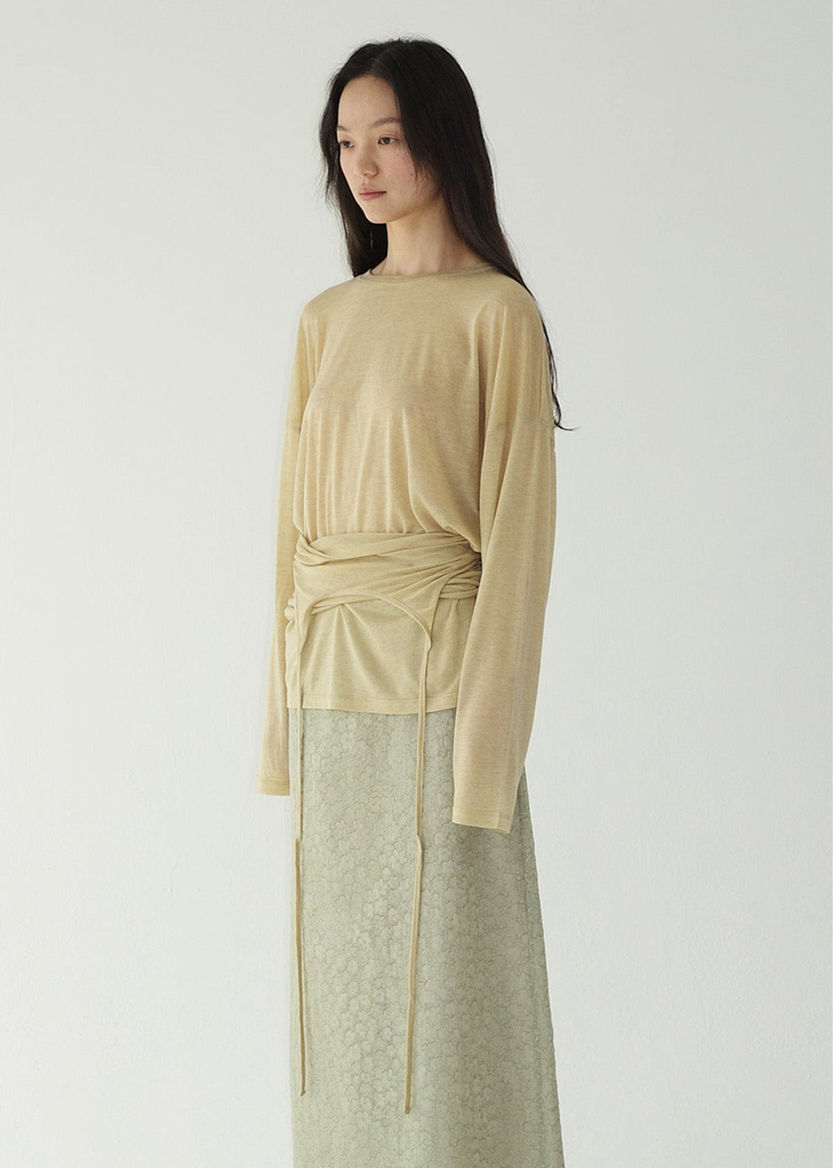 TENCEL TOP SET -YELLOW