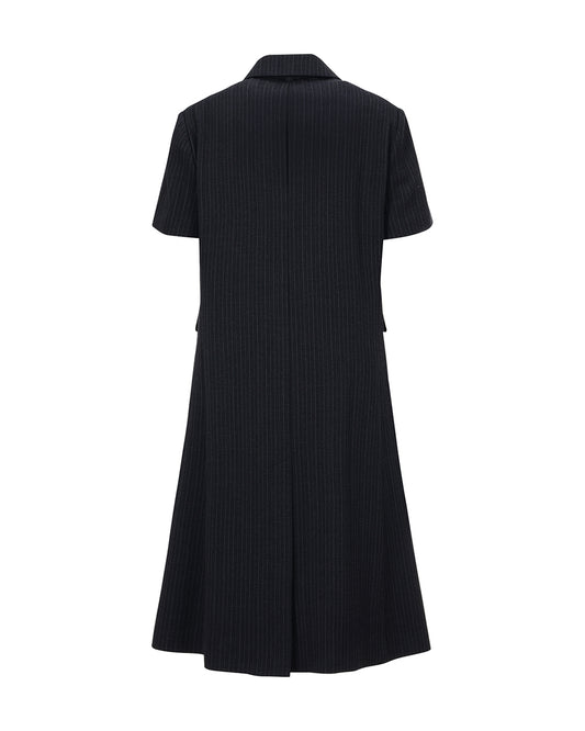 HALF SLEEVE COAT Black