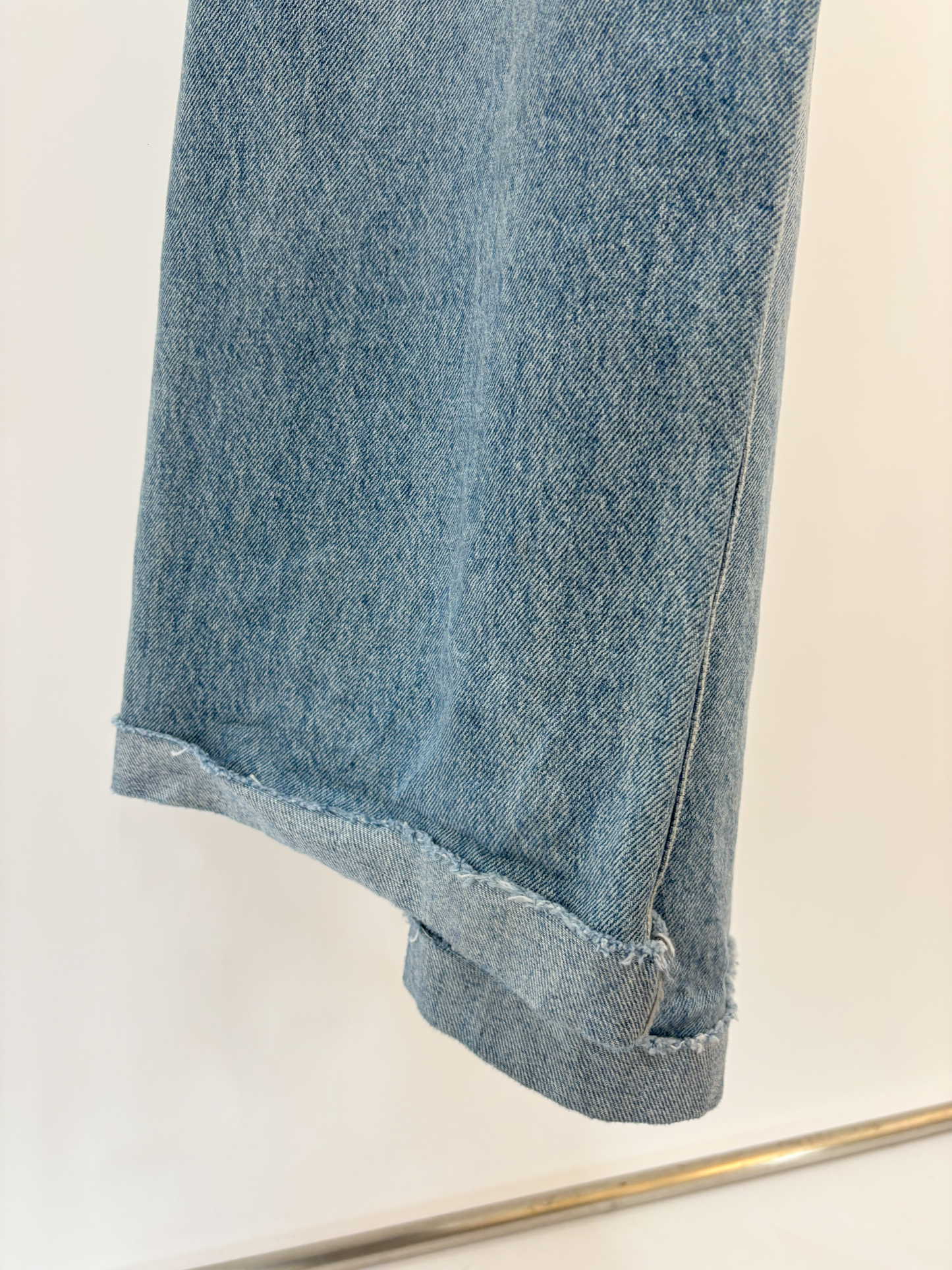 Wide Cuff Denim