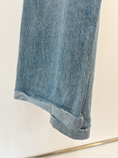 Wide Cuff Denim