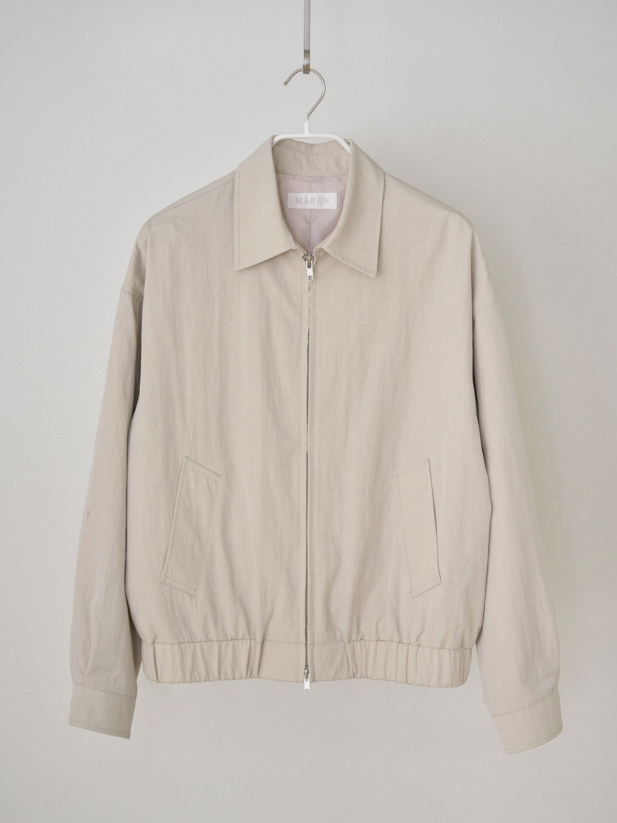 Washed Gabardine Blouson - Beige 10