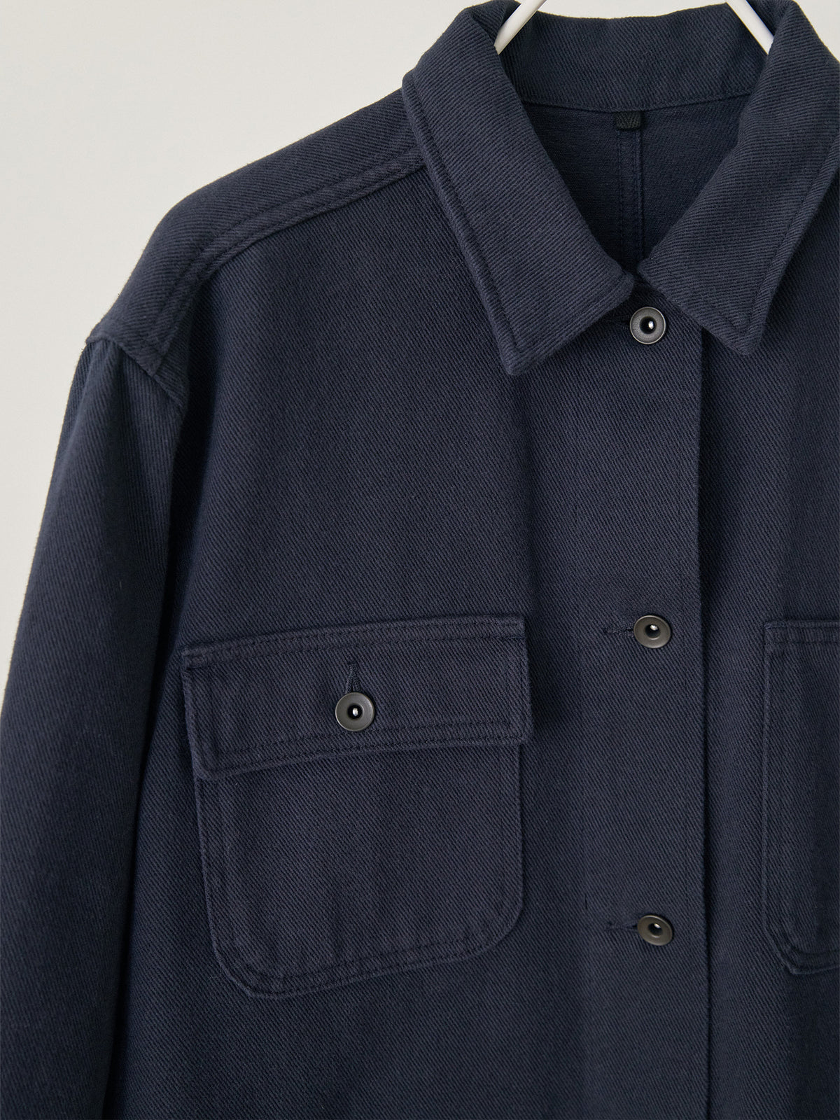 Cotton Twill Coverall Jacket - Navy 11