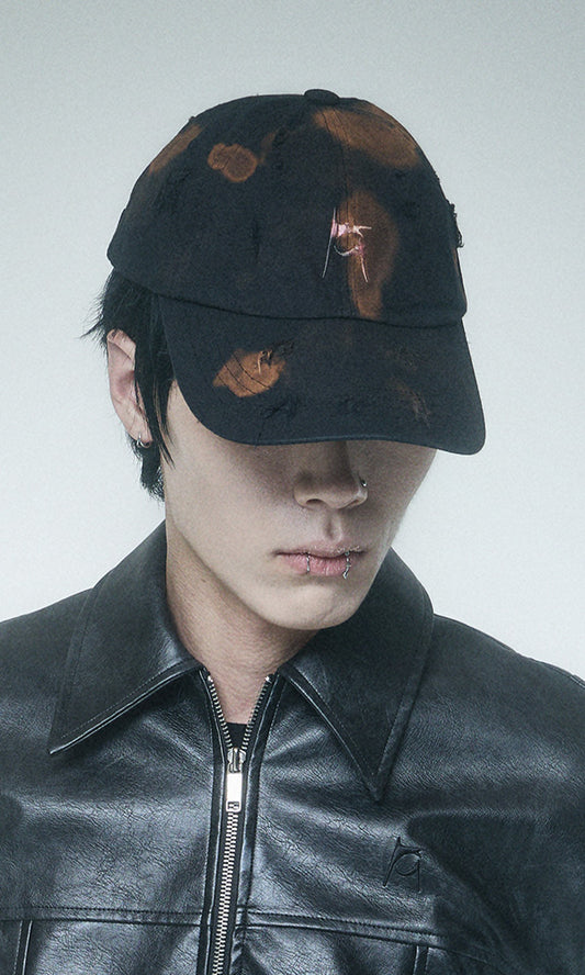 【Reculer レキュリー】Signature logo ball cap Black
