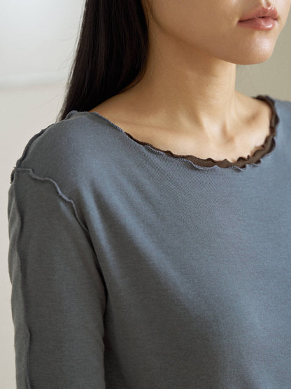 Wave Long Sleeve - Blue