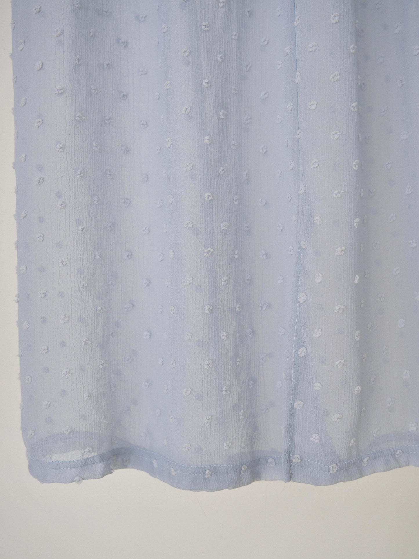 Dot Slit Skirt - Blue