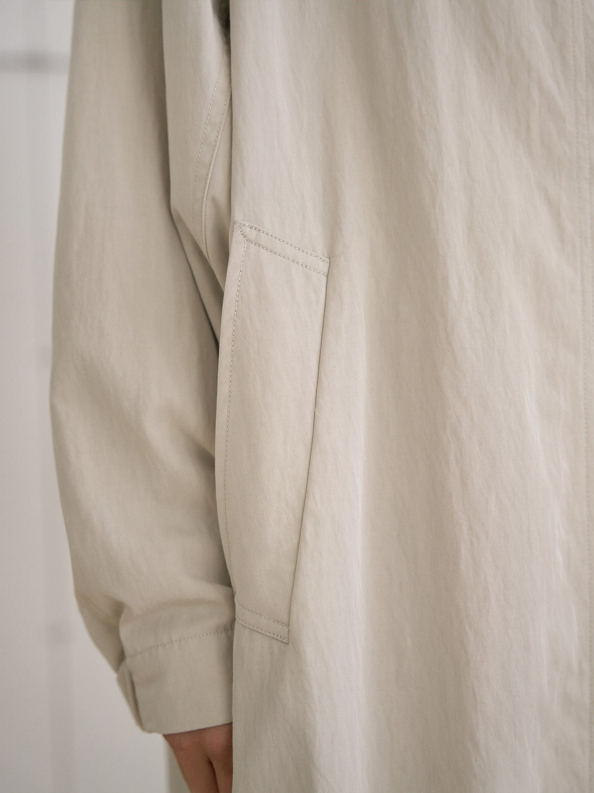 MARAN High Neck Trench Coat - Beige 商品画像19/21