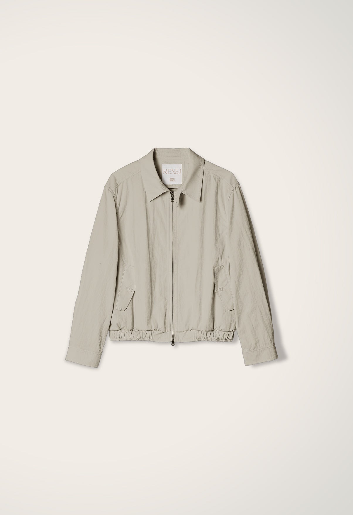 Sand Cotton Blouson BEIGE