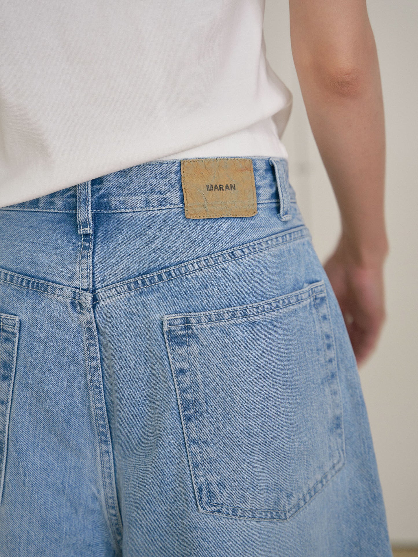 Cone Mills Cutoff Denim Shorts - Indigo