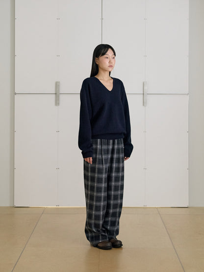 MARAN Side String Check Pants - Black 商品画像21/21