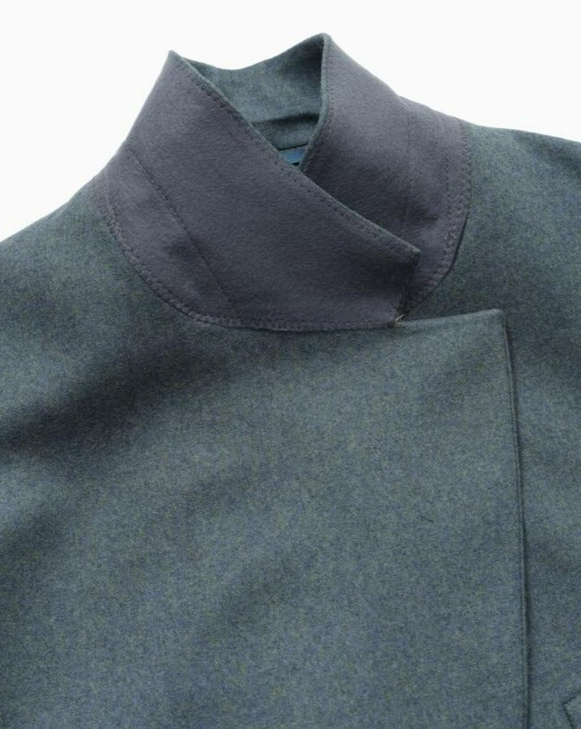 [MORE THAN YESTERDAY] Diagonal Pintuck Sleeve Blazer