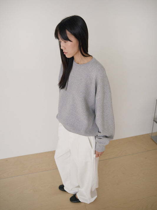 Ray Round Pullover - Gray 4