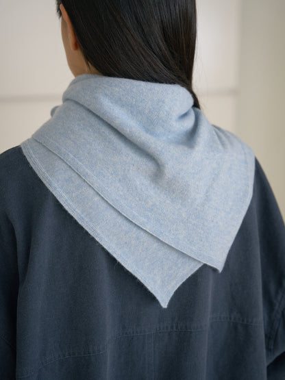 MARAN Cashmere Square Scarf - Blue 商品画像17/21