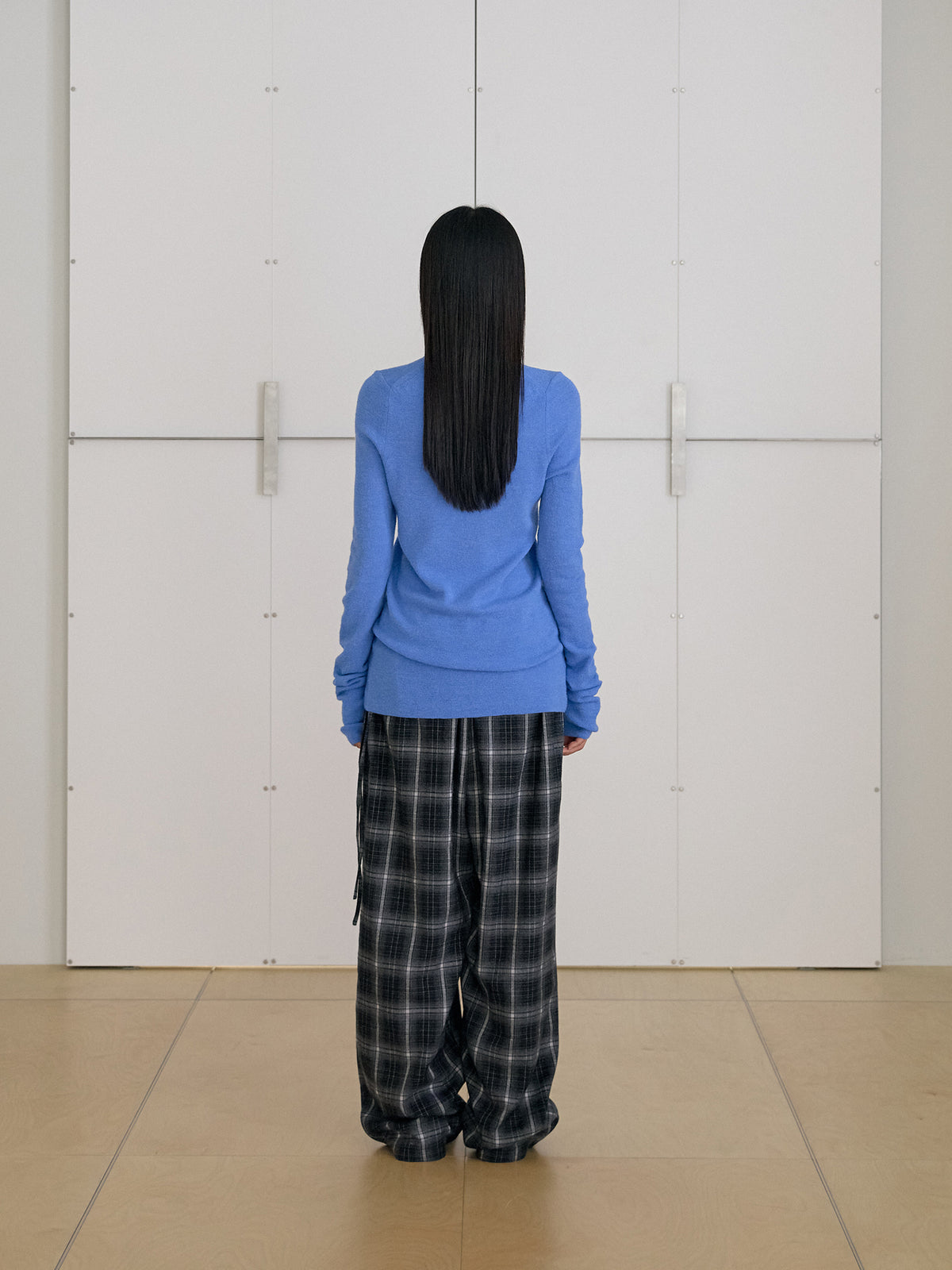 MARAN Alpaca Button Cardigan - Blue 商品画像16/21