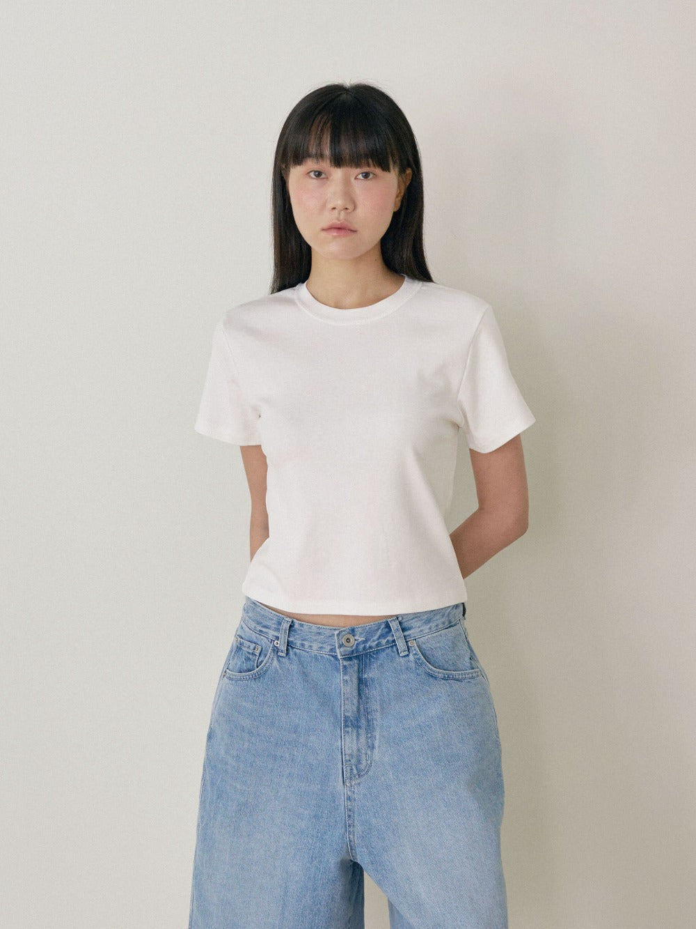 Soft Rib Short Sleeve - Ivory