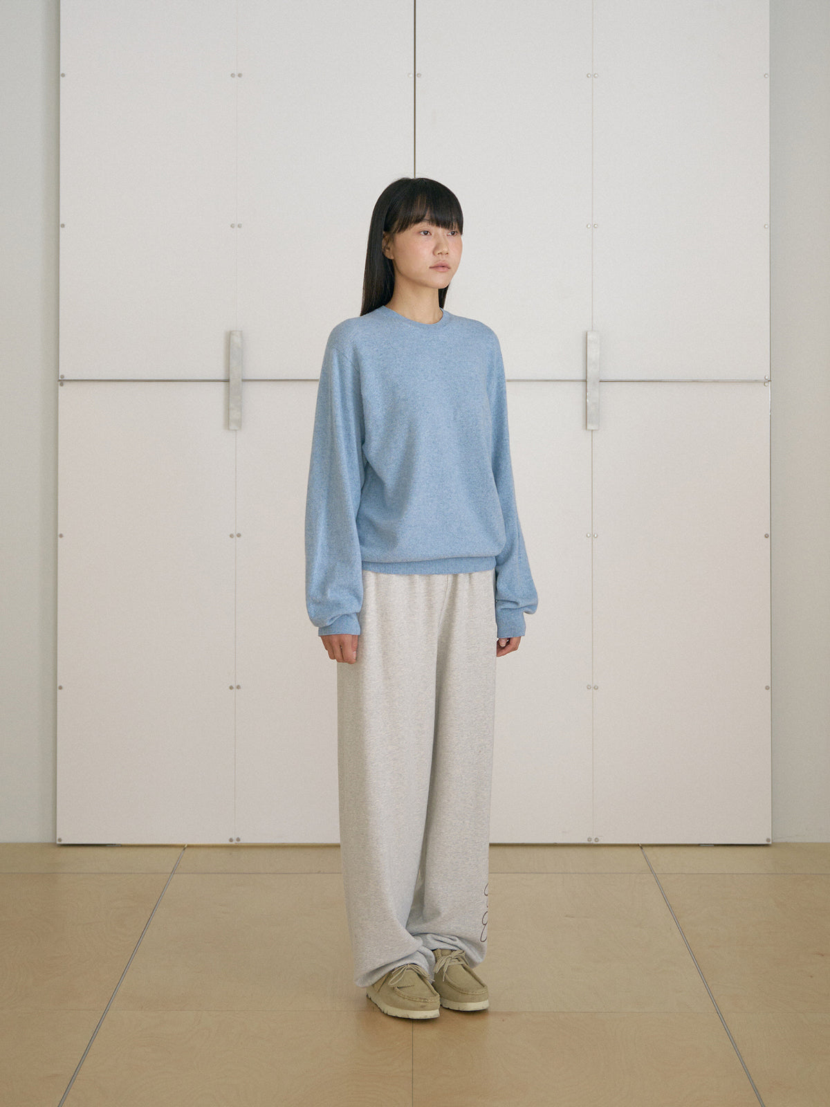 MARAN Cashmere Round Pullover - Blue 商品画像21/21