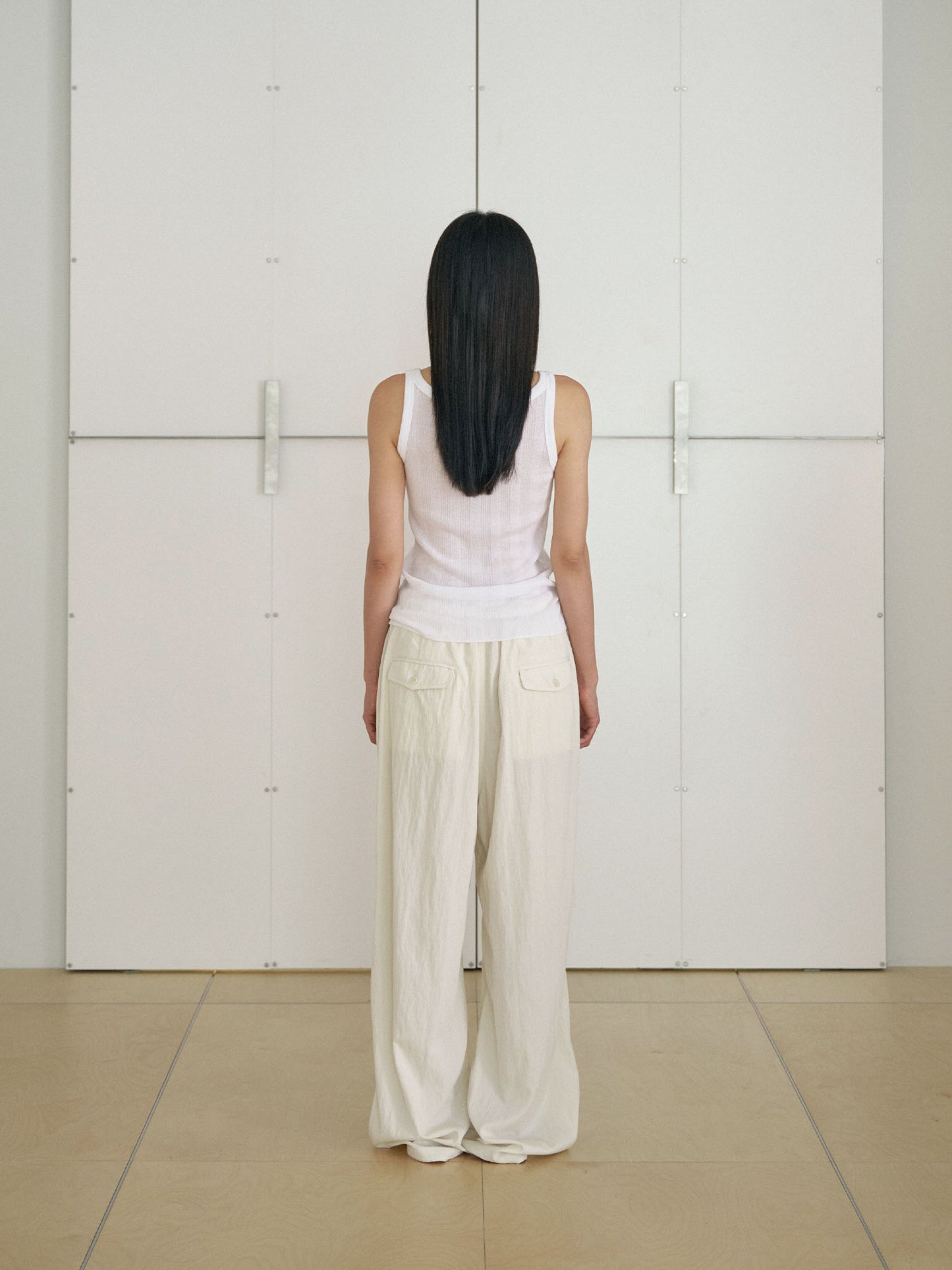 Summer V-neck Sleeveless - Ivory