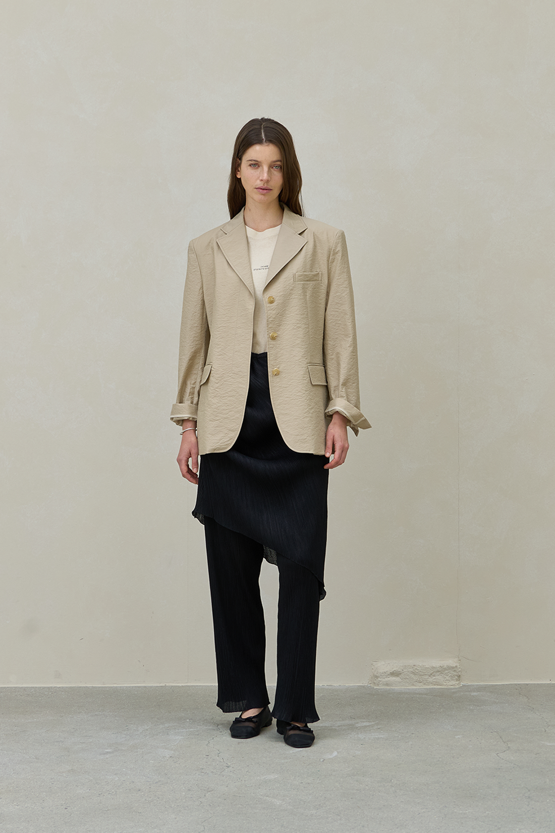 Pleats Layered Multiway Pants