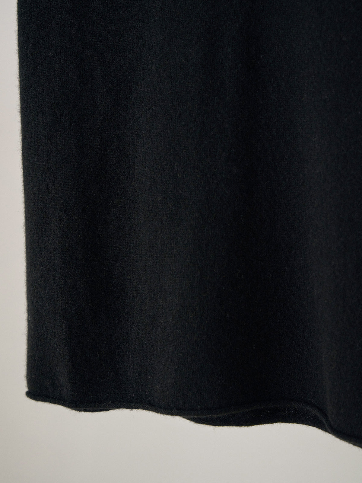 MARAN Cutoff Short Sleeve Pullover - Black 商品画像18/19