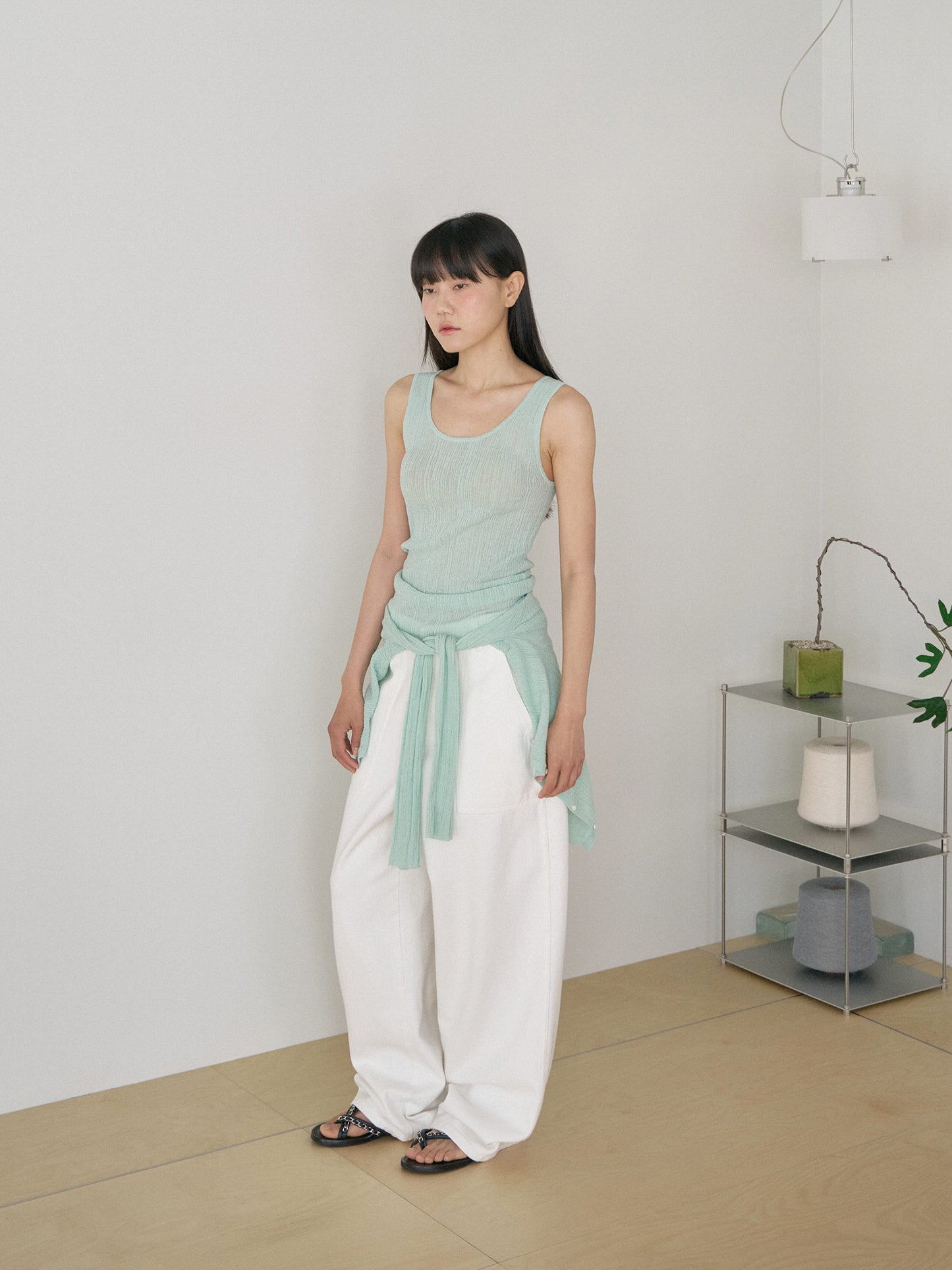 Multi Rib Sleeveless - Mint