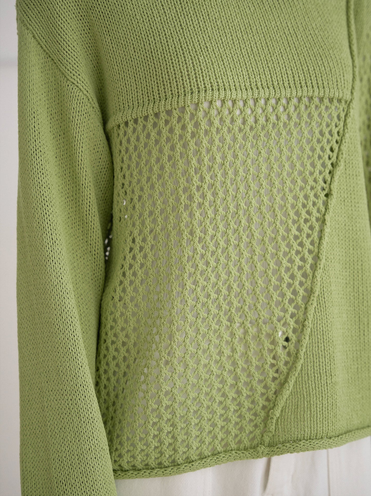 Summer Block Pullover - Green