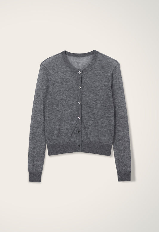 Aura See-Through Cardigan