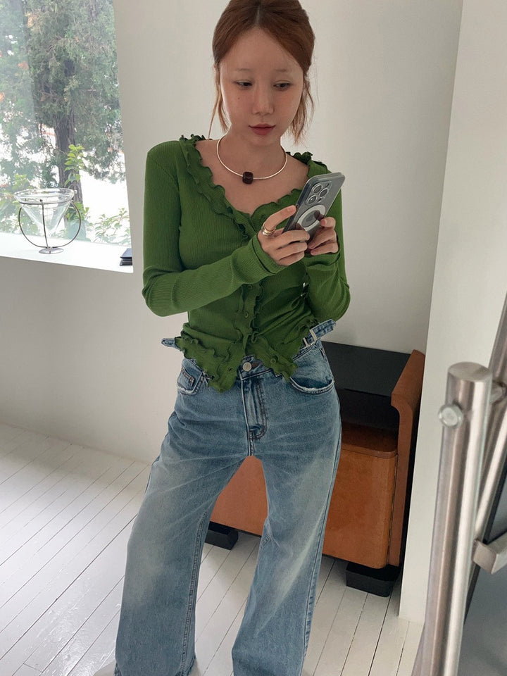 【A MA:DE】Pudding Cardigan ( 3color )
