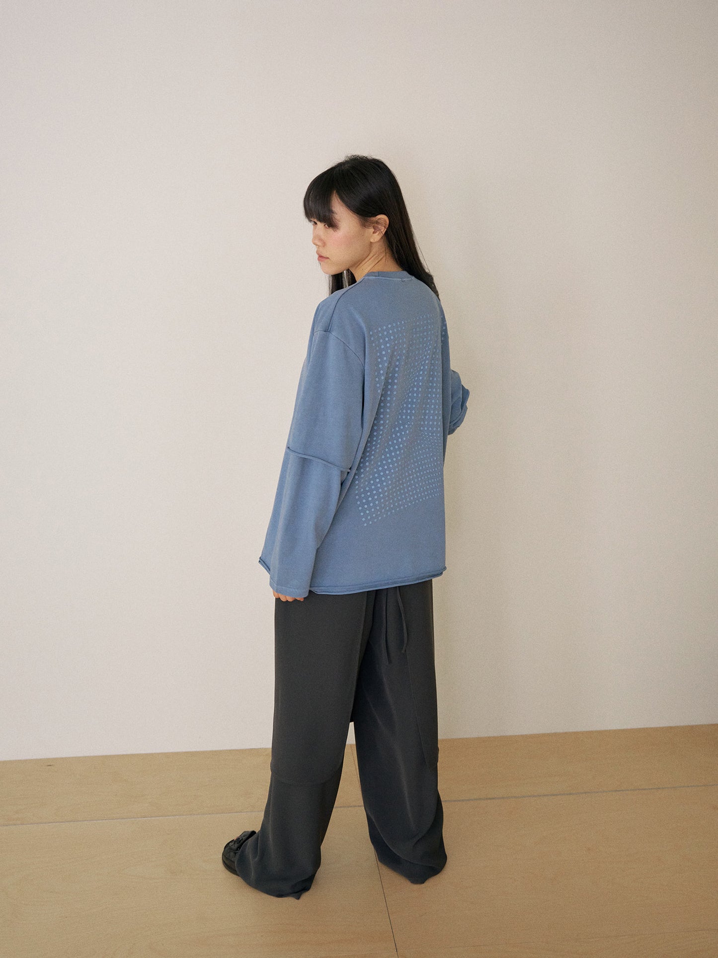 Pigment Layered Long Sleeve - Blue