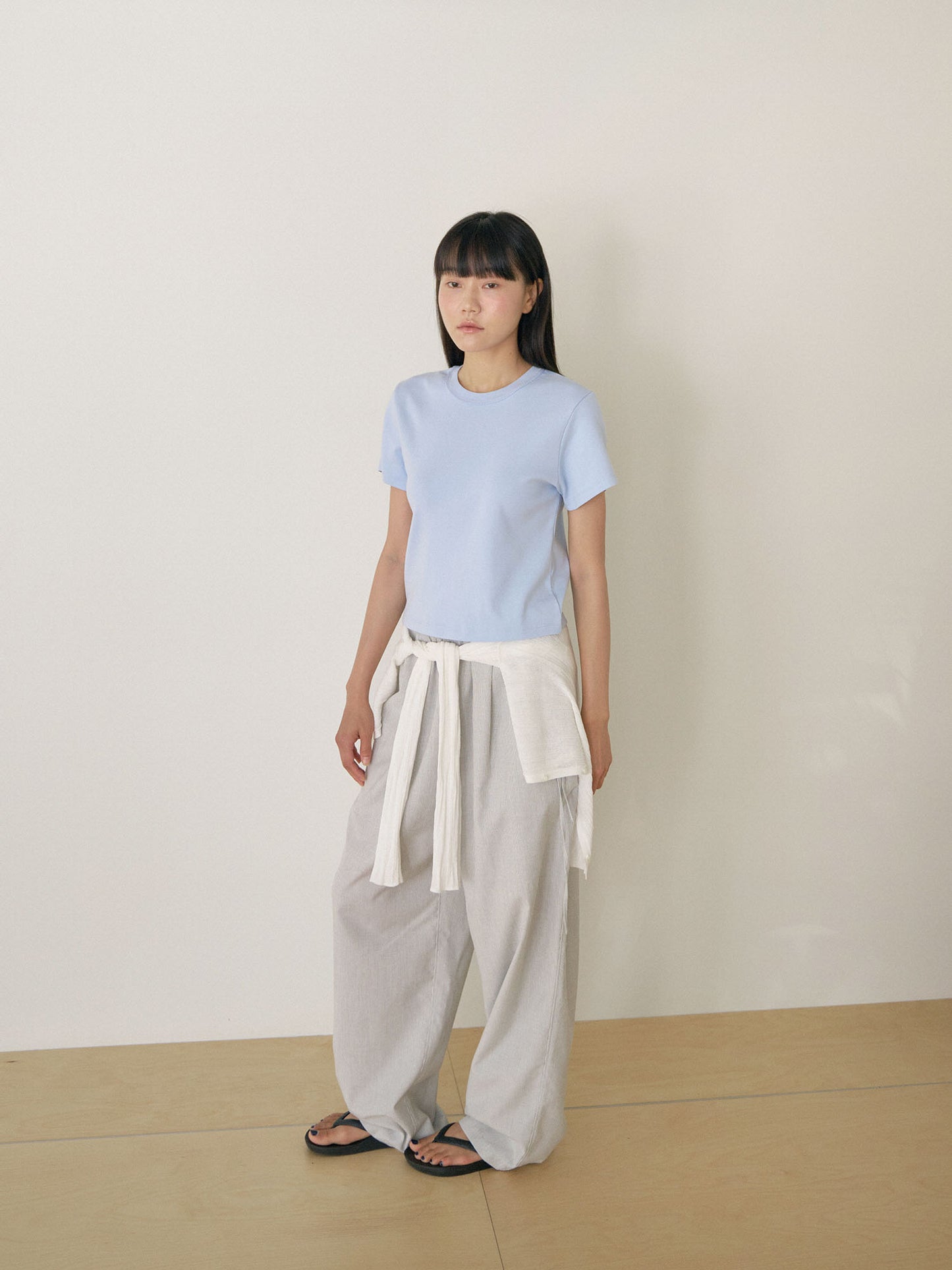 Soft Rib Short Sleeve - Blue