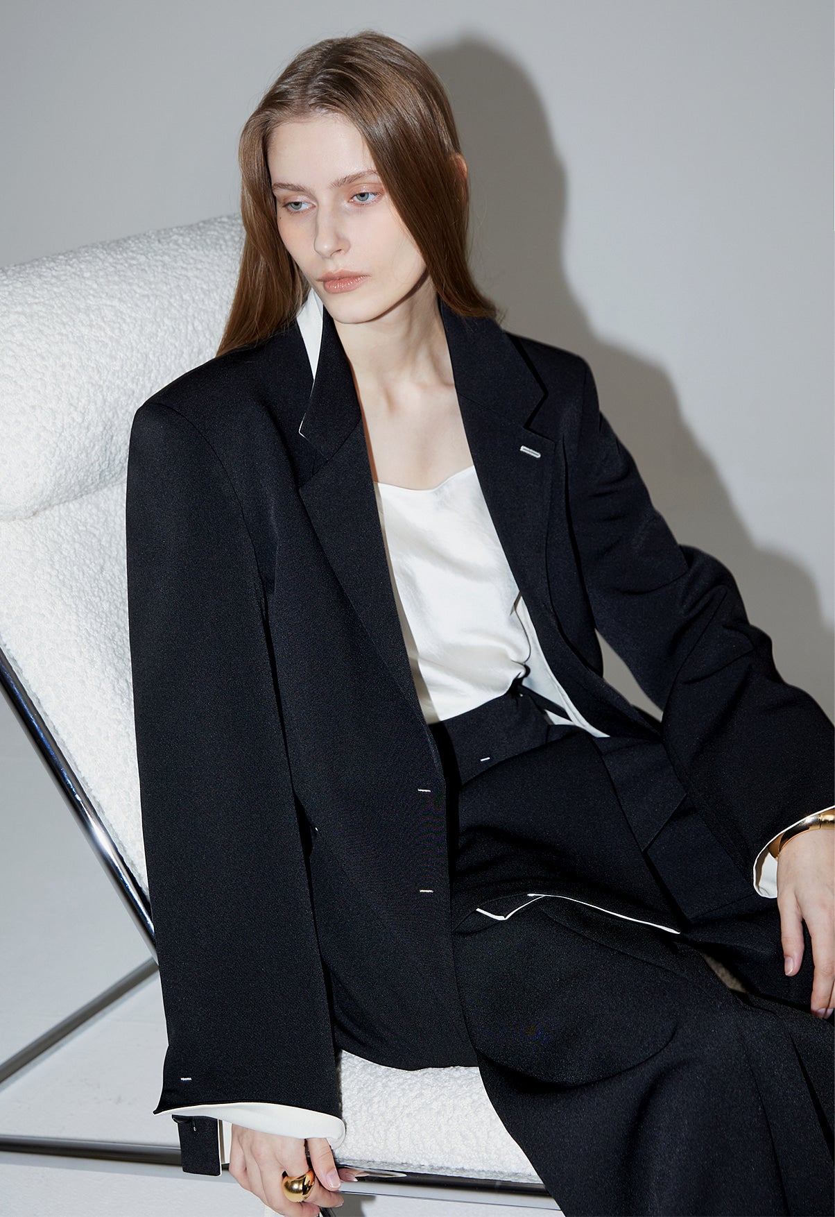 [RENEJ 2025SS] Us Square Tweed Jacket 