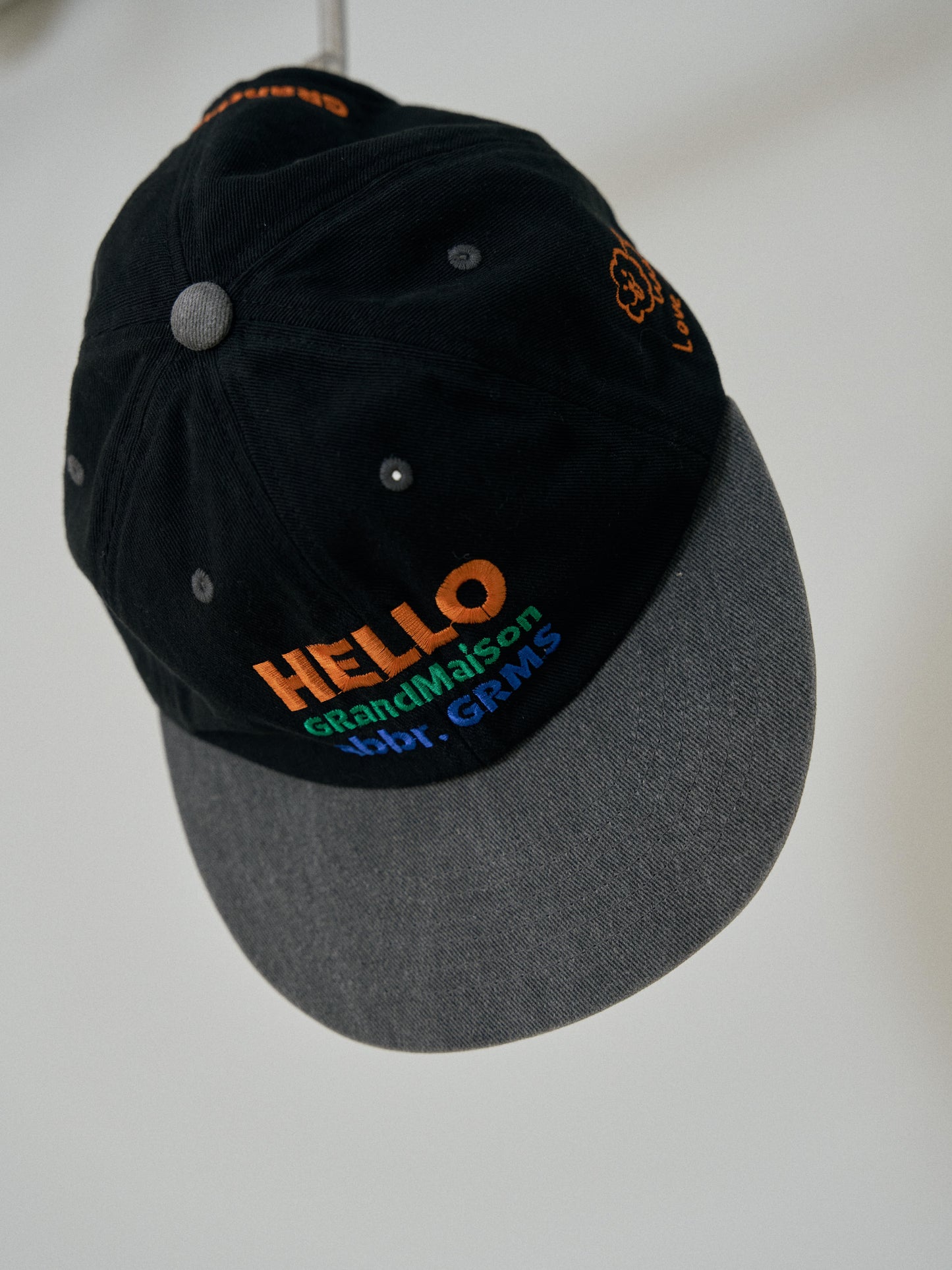 Grand Maison Washed Ball Cap - Black