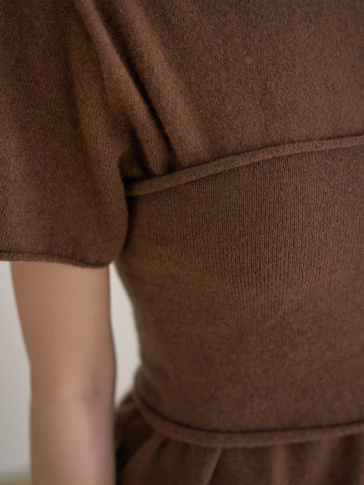 Cashmere Bustier - Brown 11