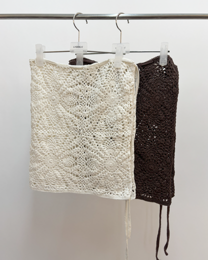 Openwork Knit Skirt