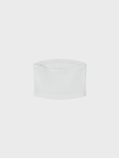 [ARIK.] [24SS] MATAR pleats tube top White