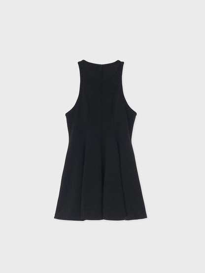 [ARIK.] [24SS] MIRA panel flare sleeveless top Black