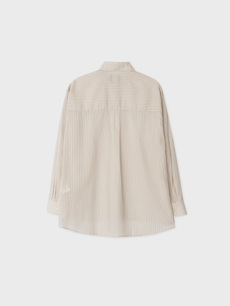 [ARIK.] [24SS] ALMACH oversized shirt Beige Stripe