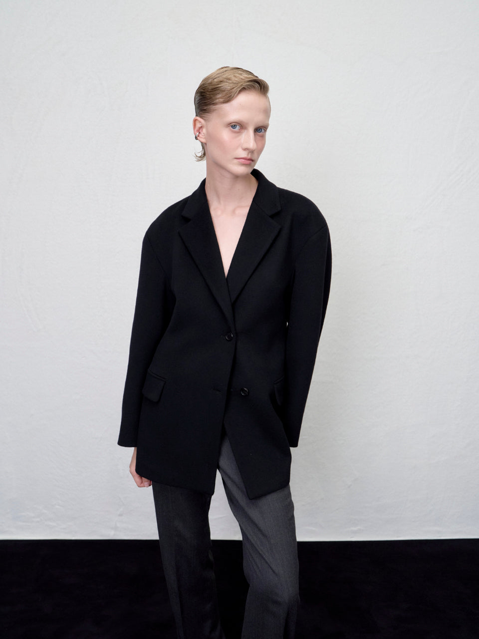 【ARIK. アリク AW】Sagit wool volume jacket Black
