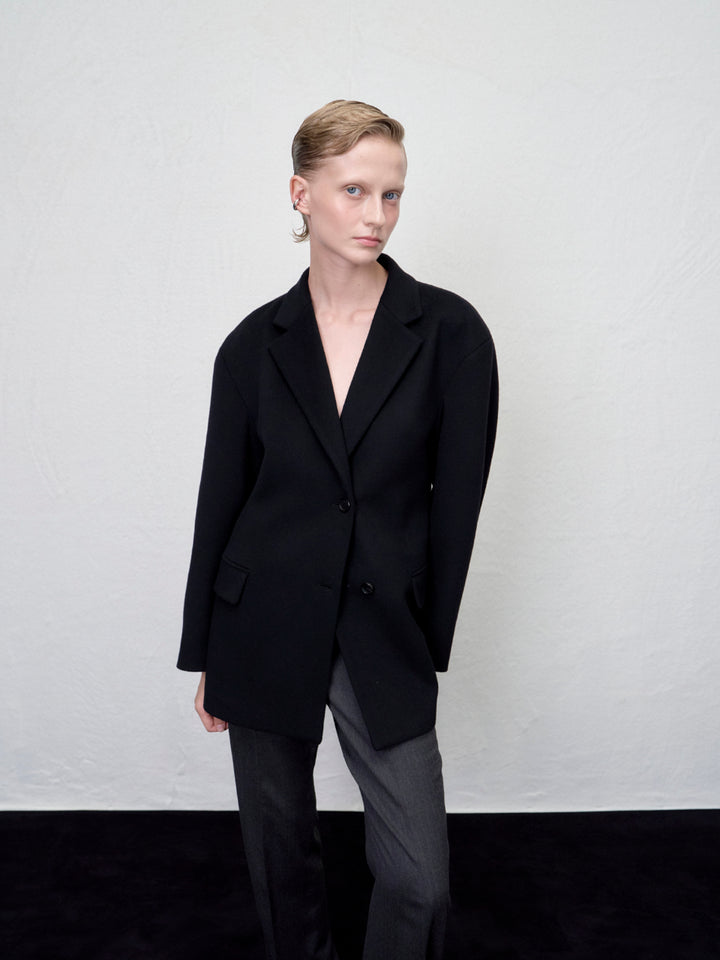 【ARIK. アリク AW】Sagit wool volume jacket Black