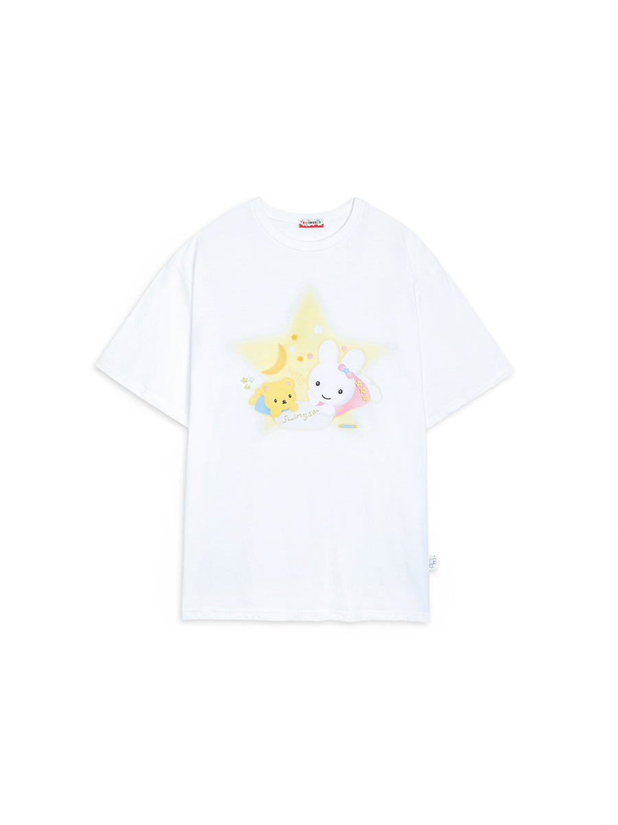 [X YOUNGART] Star KIDDY&amp;JINI Beaded T-Shirt