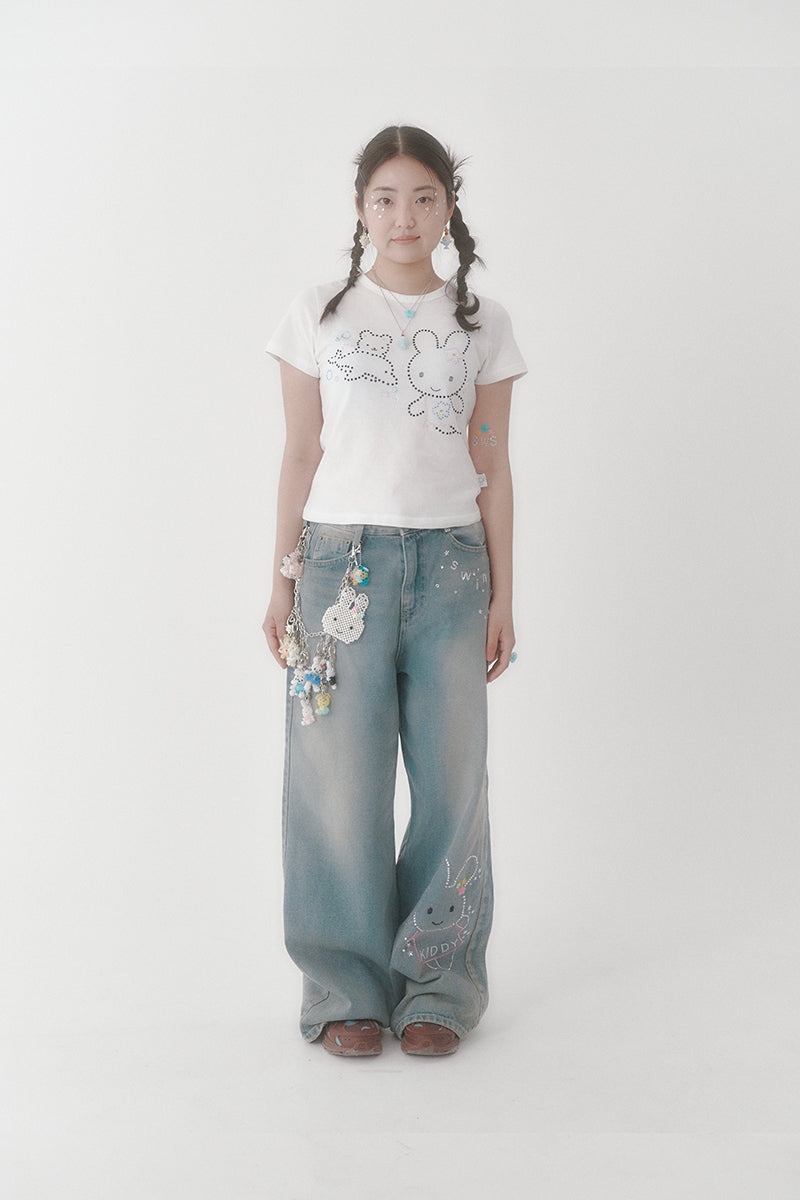 [X YOUNGART] KIDDY&amp;JINI Summer Cubic T-Shirt