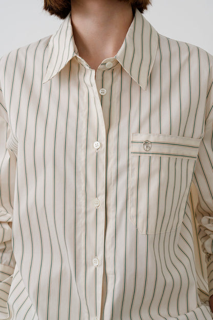 [HER&SHE 2025AW] A St. Stripe Shirt