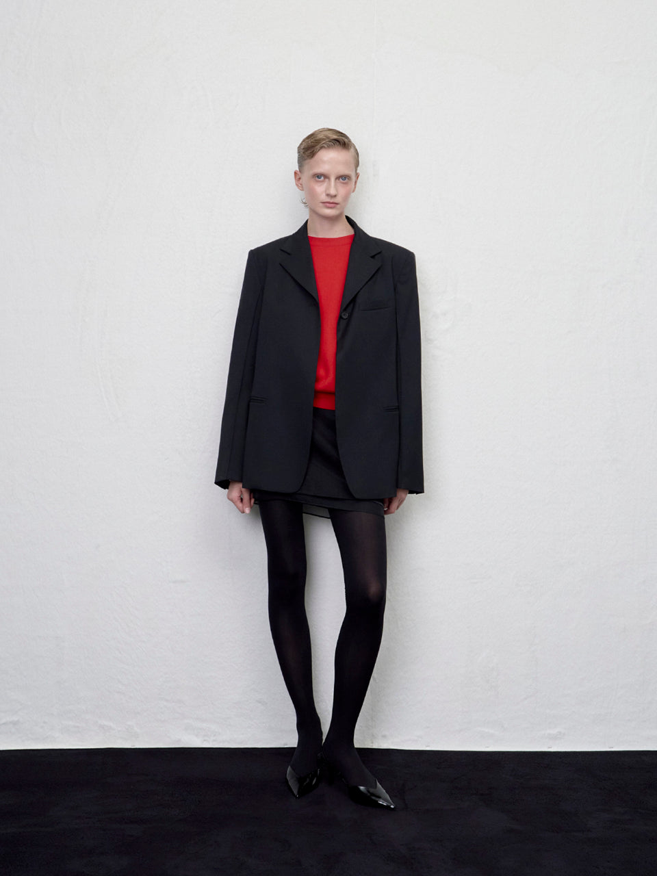 【ARIK. アリク AW】Kaus Pressed single jacket Black