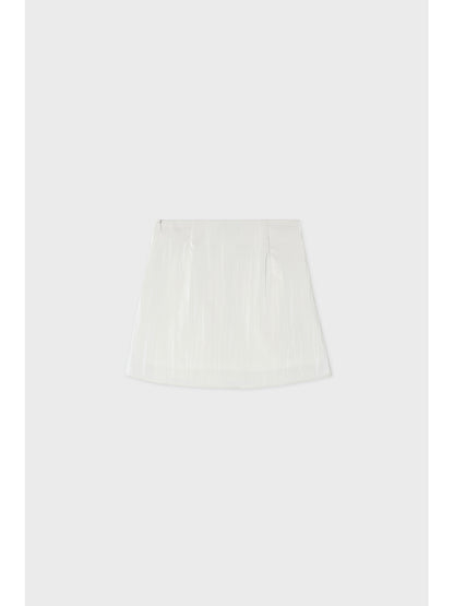 [ARIK. Arik] [24SS] DIPHDA pin tuck skirt Ivory