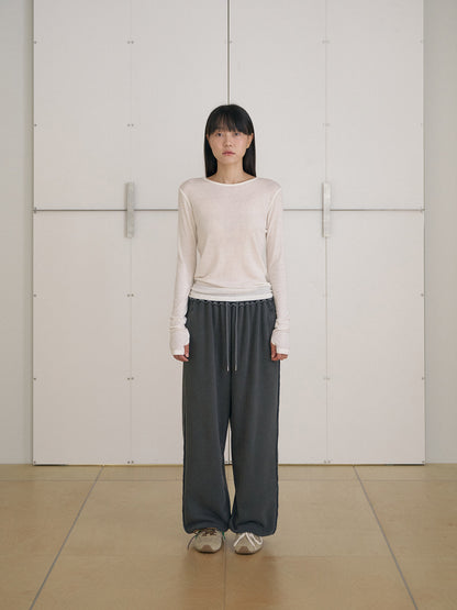 MARAN Finger Hole Long Sleeve - Ivory 商品画像14/21