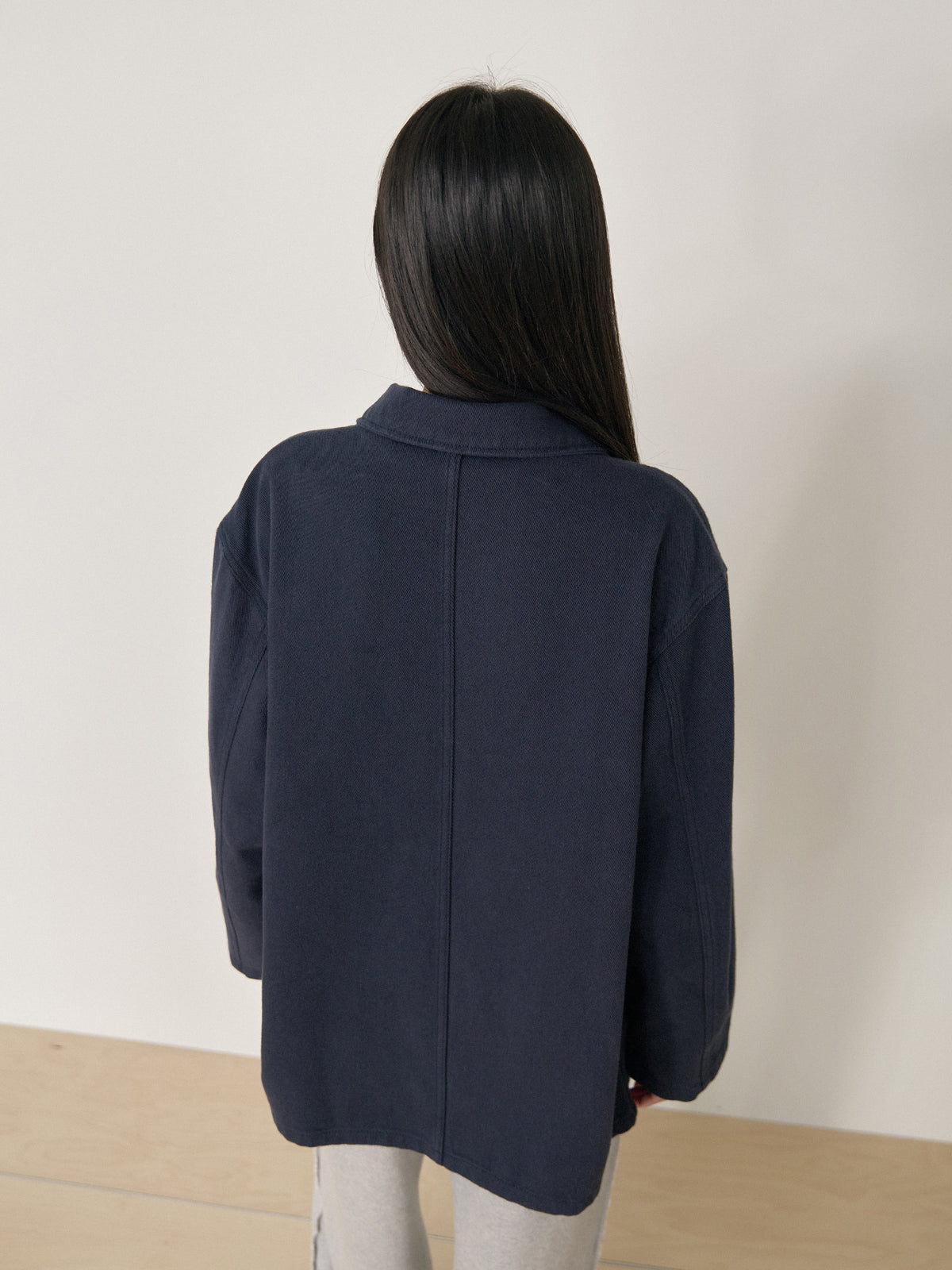 MARAN Cotton Twill Coverall Jacket - Navy 商品画像17/21